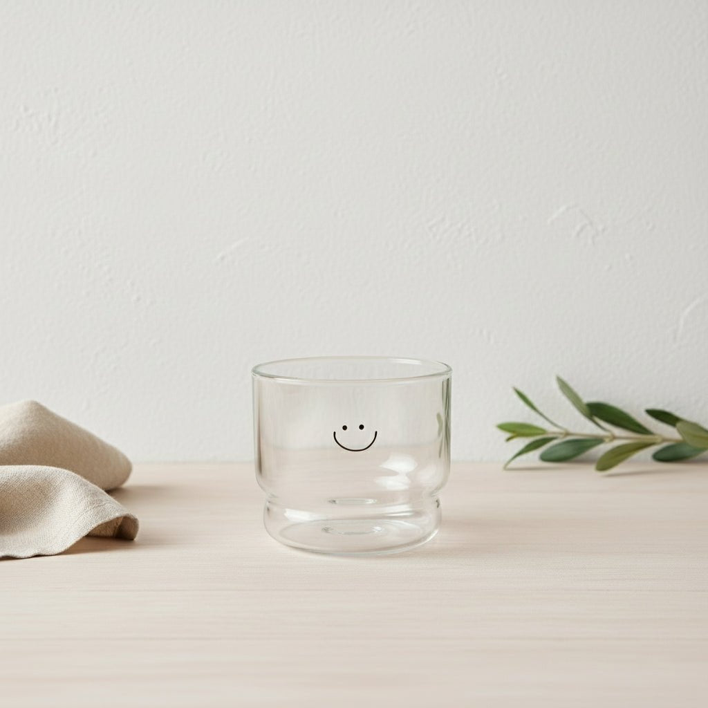 Copo Vidro Sentimentos - Bloomelier Decor