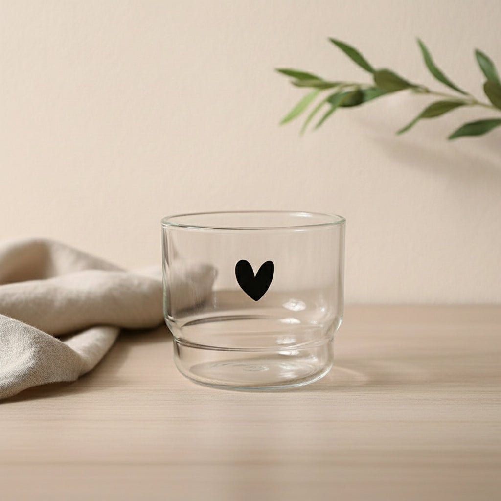 Copo Vidro Sentimentos - Bloomelier Decor