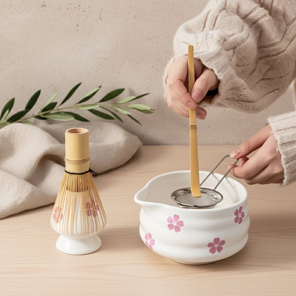 Kit Matcha Flor de Lótus - Bloomelier Decor